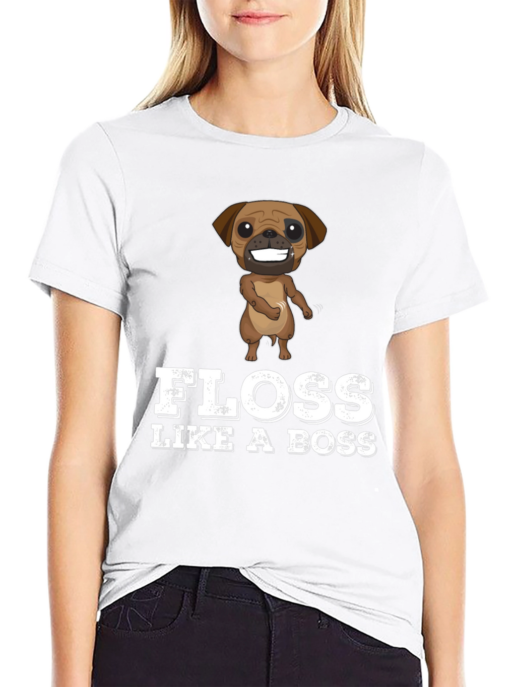 Floss Like A Boss Dog T-Shirt