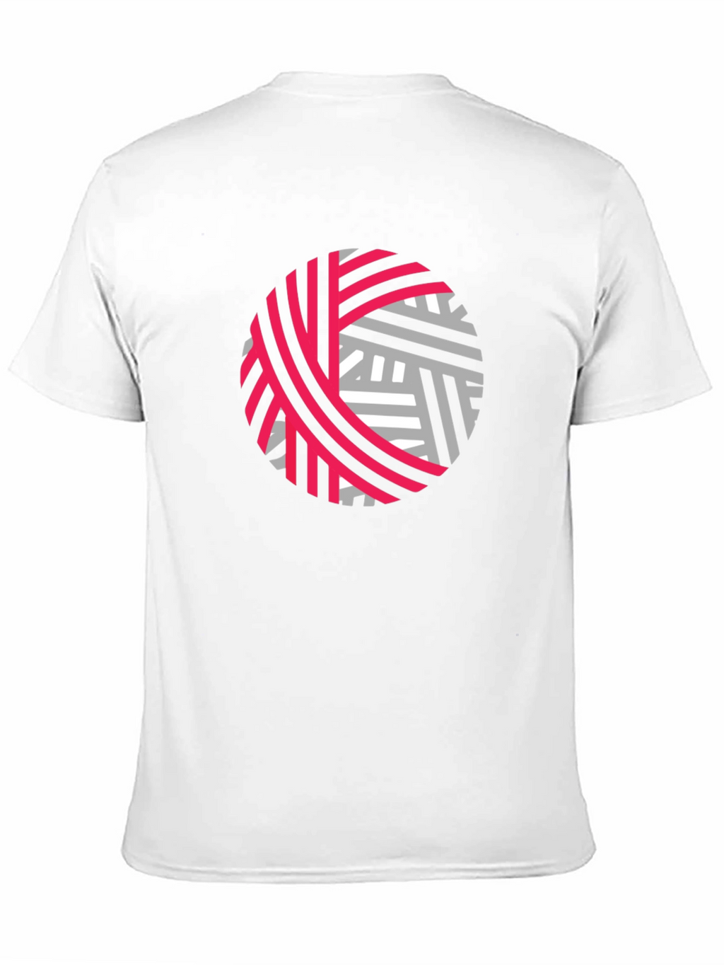 Abstract Yarn Ball Graphic Tee - Black