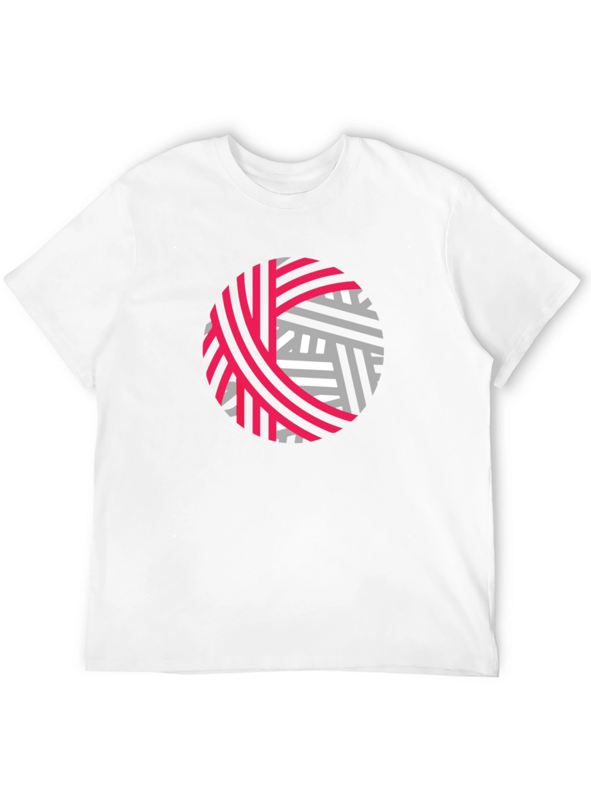 Abstract Yarn Ball Graphic Tee - Black