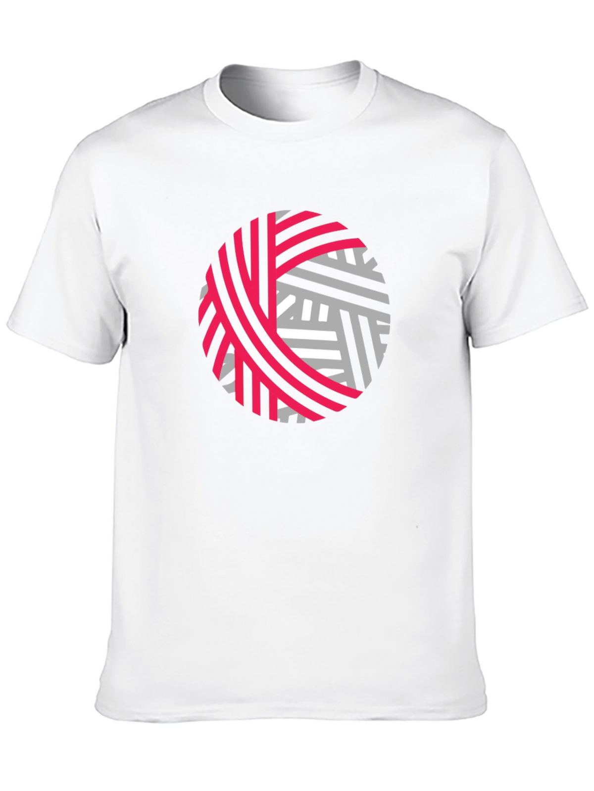 Abstract Yarn Ball Graphic Tee - Black