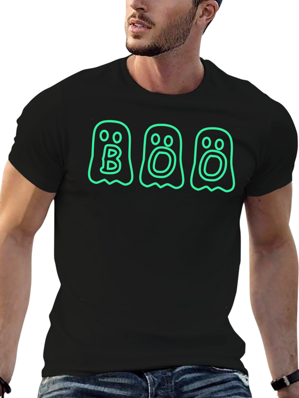 BOO Ghost T-Shirt - Halloween Apparel