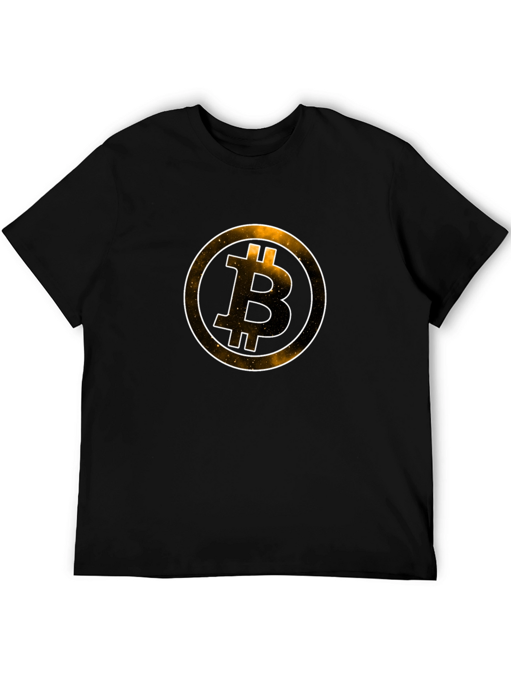 Bitcoin Graphic T-Shirt - Black Crew Neck Tee