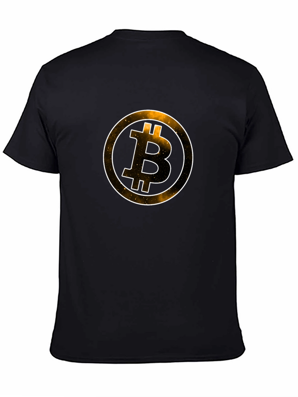 Bitcoin Graphic T-Shirt - Black Crew Neck Tee
