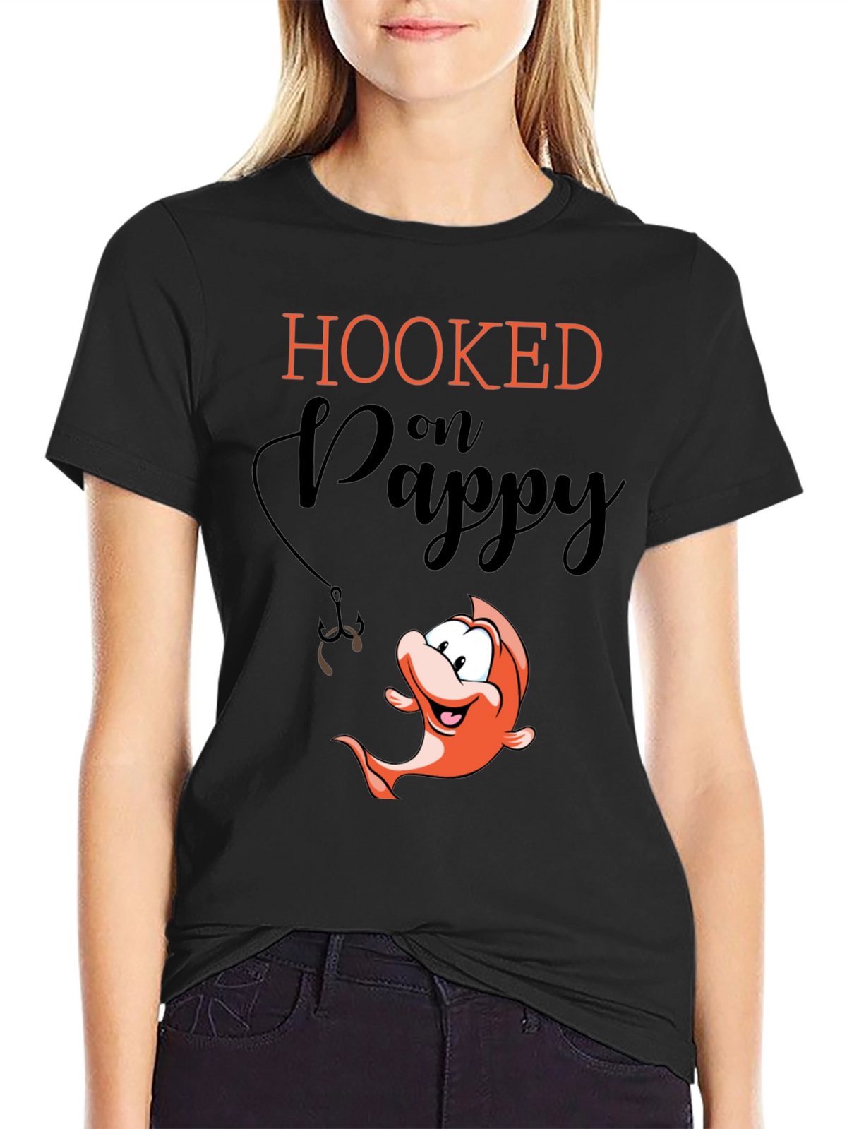 Hooked on Pappy Black T-Shirt