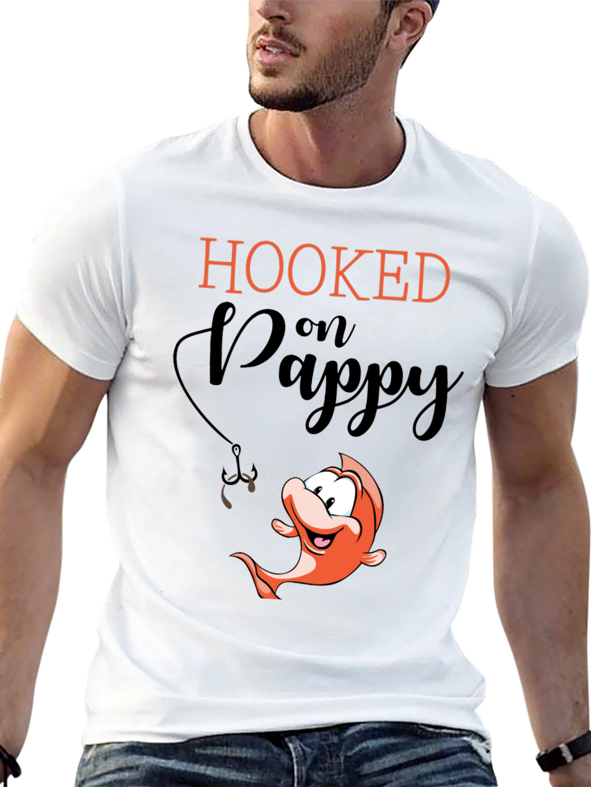 Hooked on Pappy Black T-Shirt