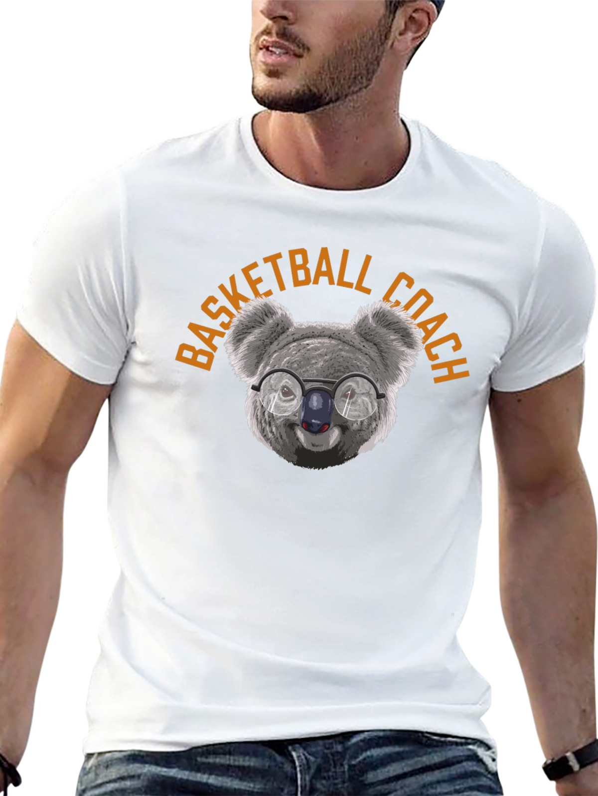 Basketball Coach Koala Bear T-Shirt