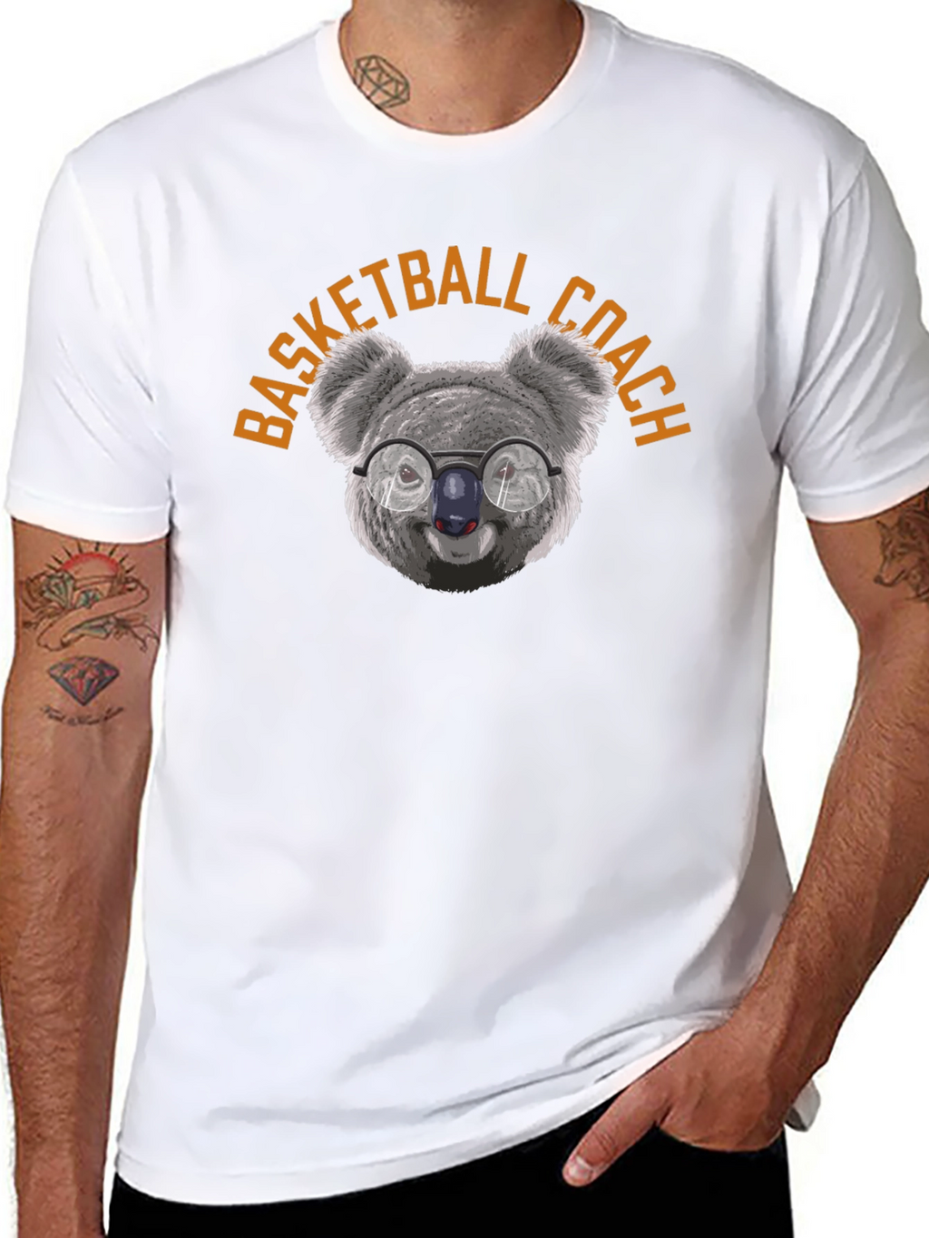 Basketball Coach Koala Bear T-Shirt