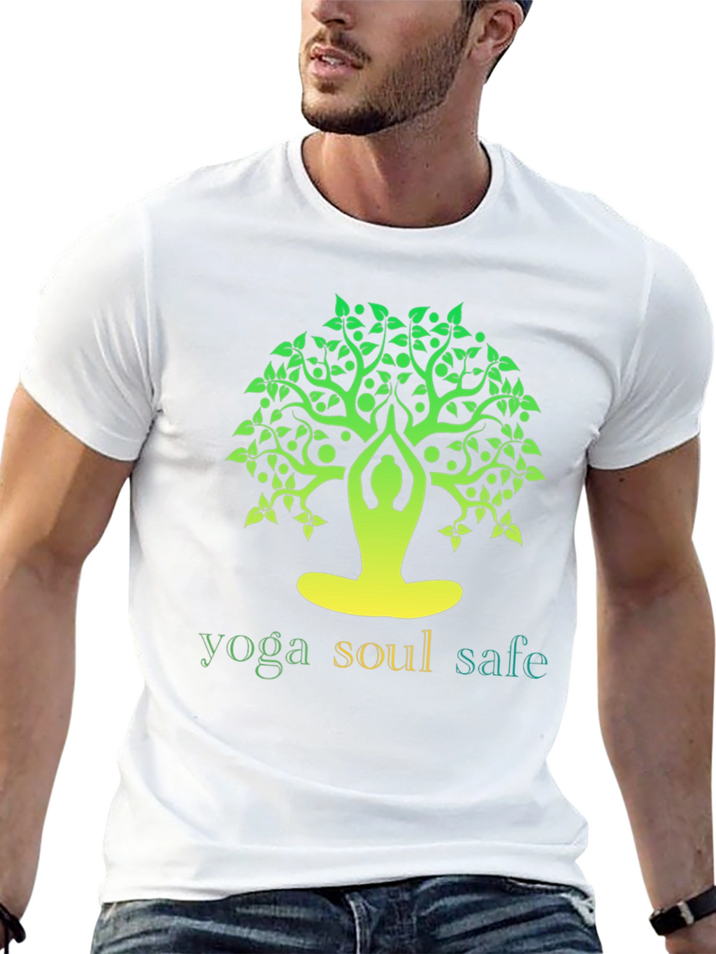 Yoga Soul Safe Tree Graphic T-Shirt