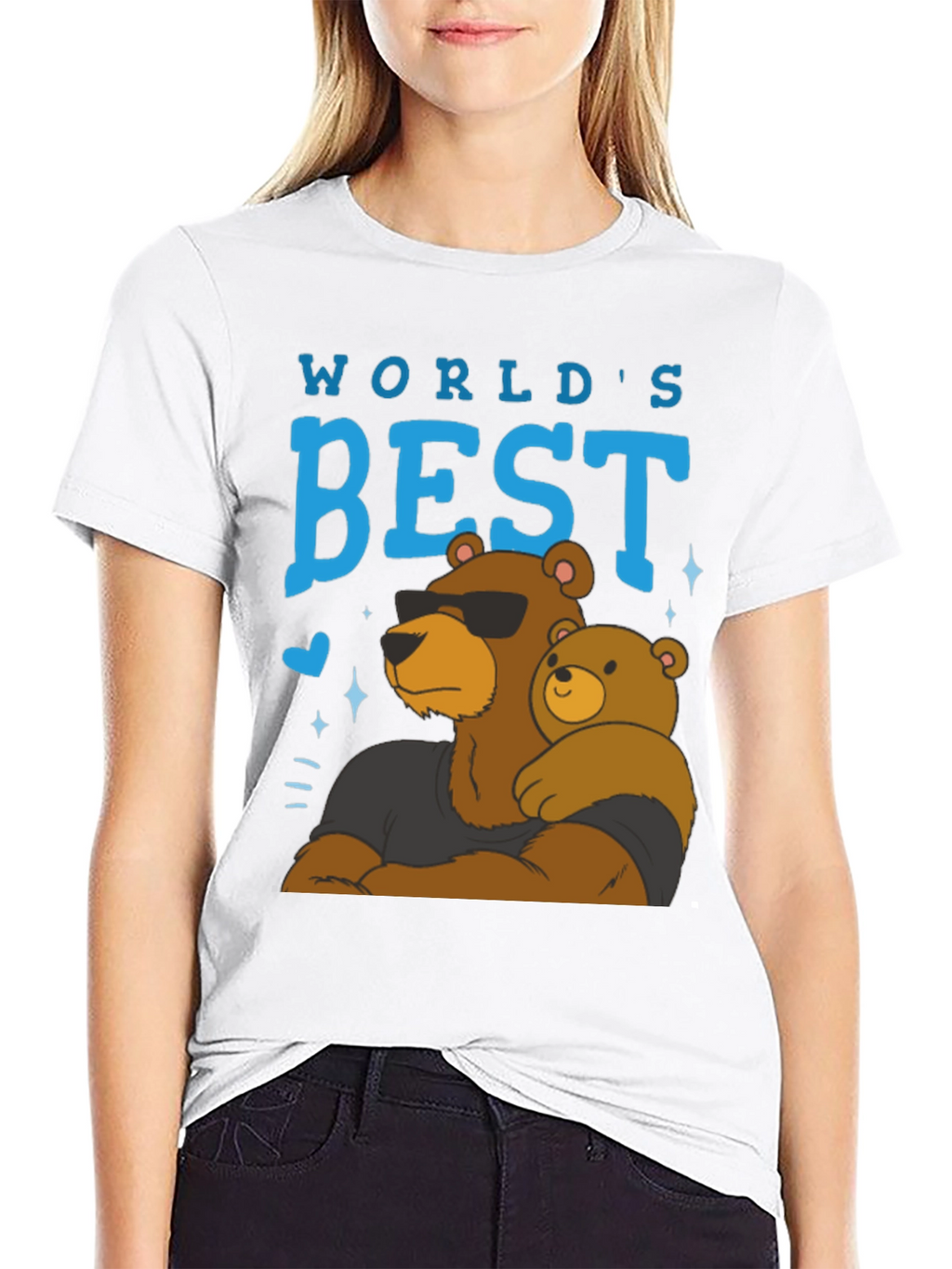 Worlds Best Dad Bear T-Shirt