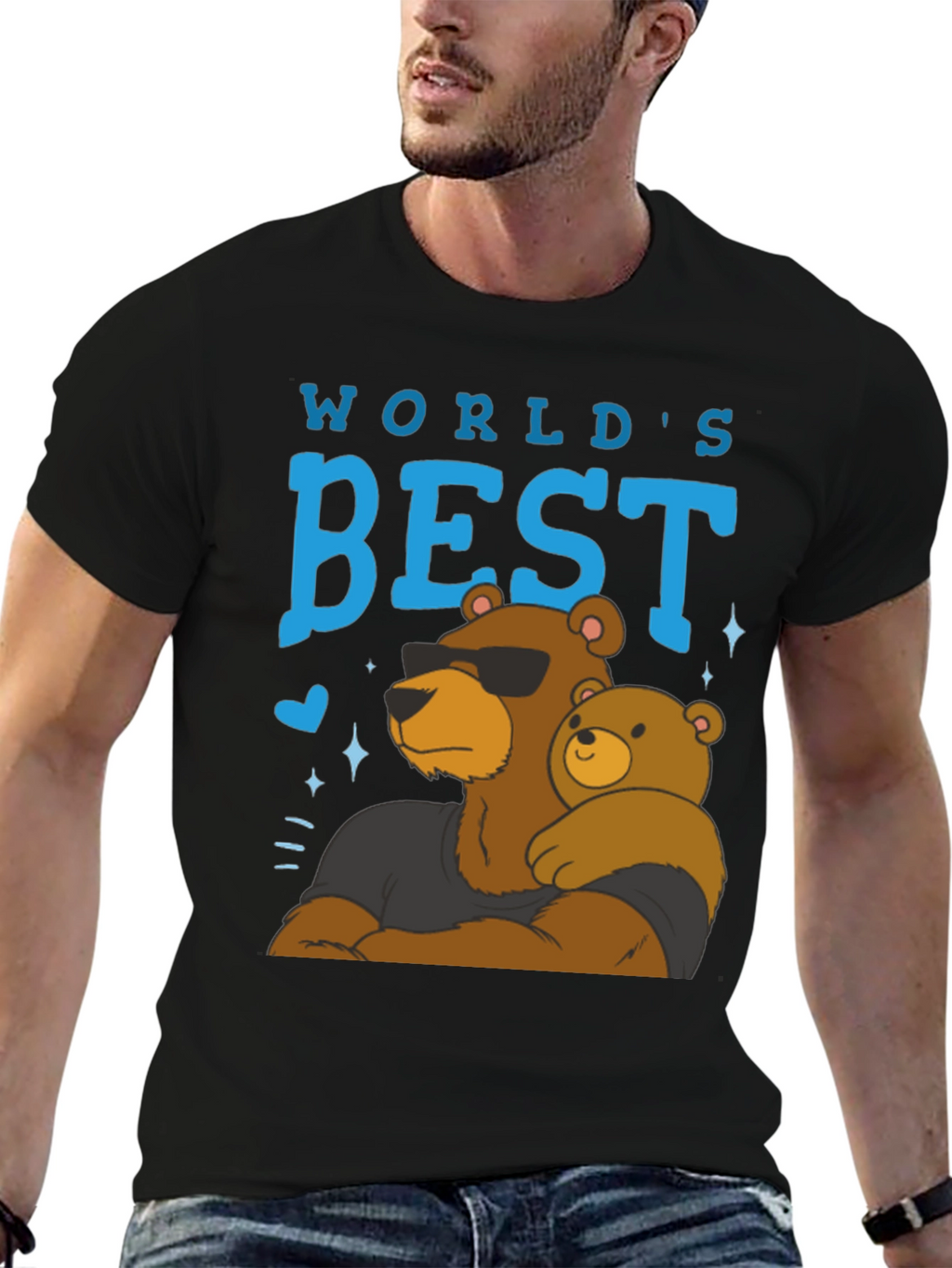 Worlds Best Dad Bear T-Shirt
