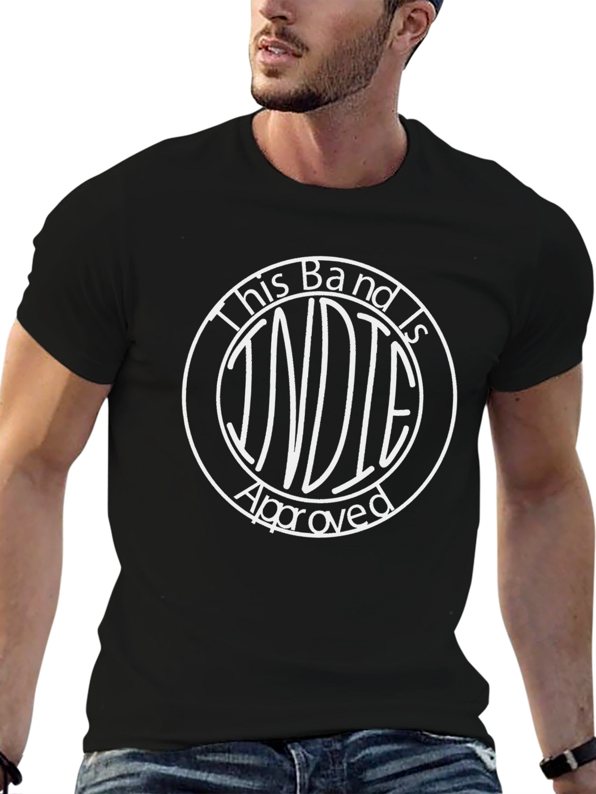 Indie Approved Black T-Shirt