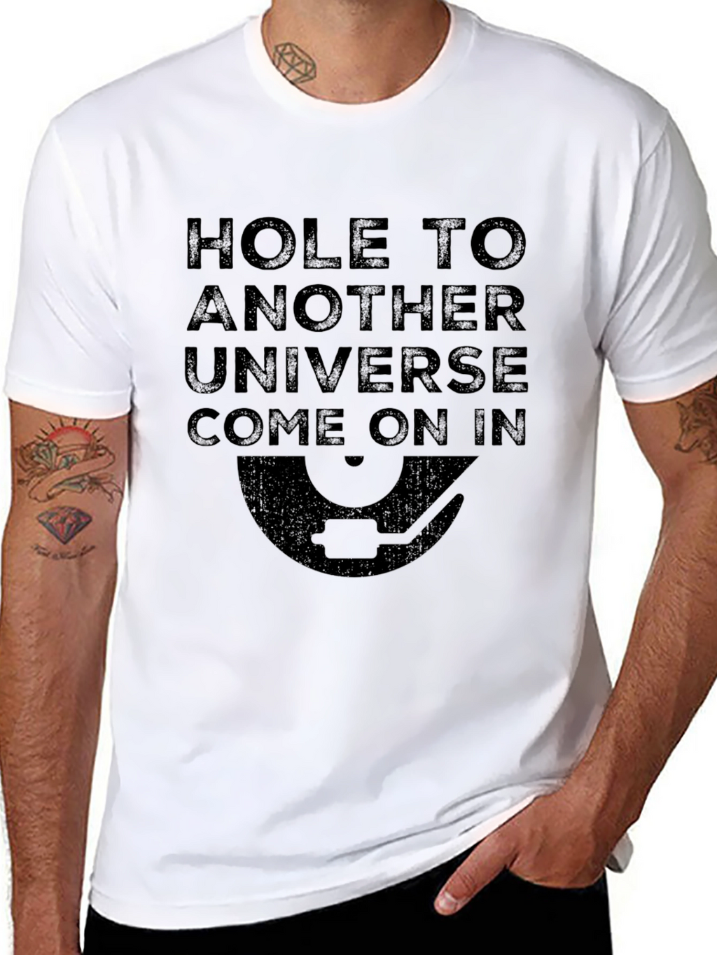 Hole to Another Universe Graphic Tee