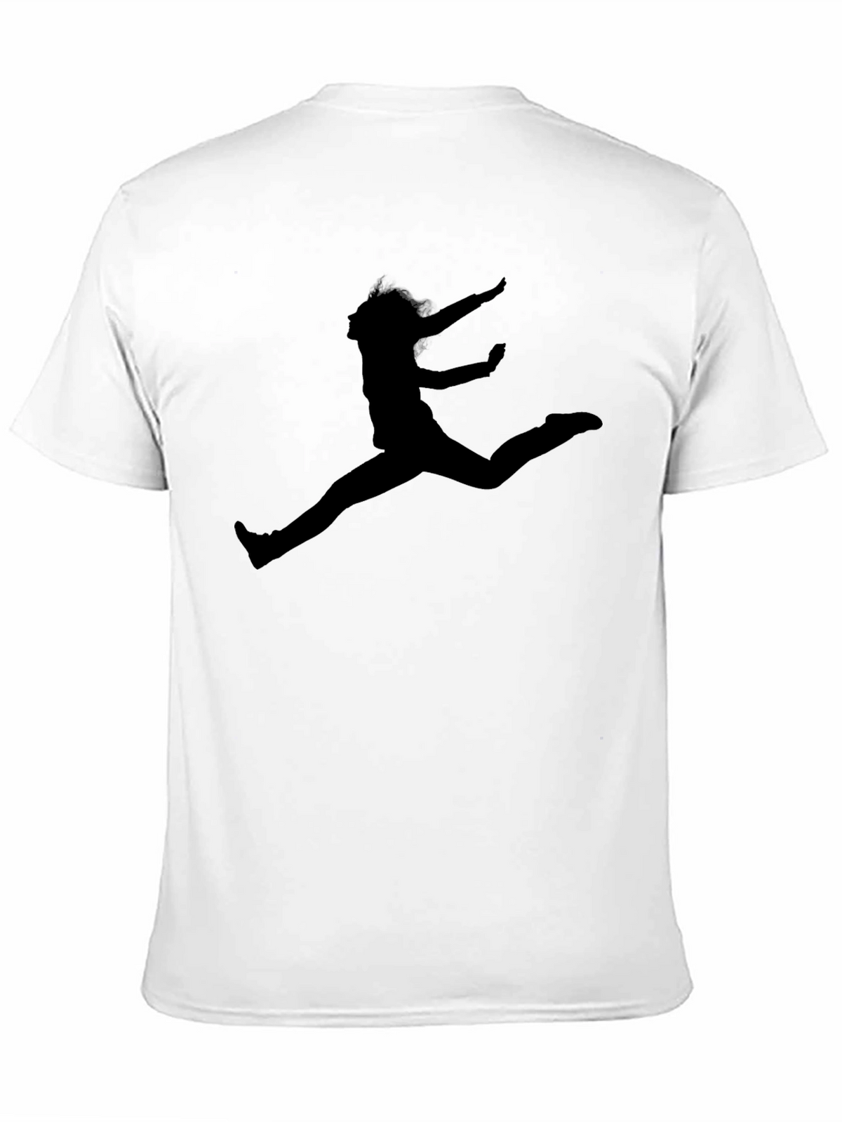 Silhouette Jumper Graphic Black T-Shirt