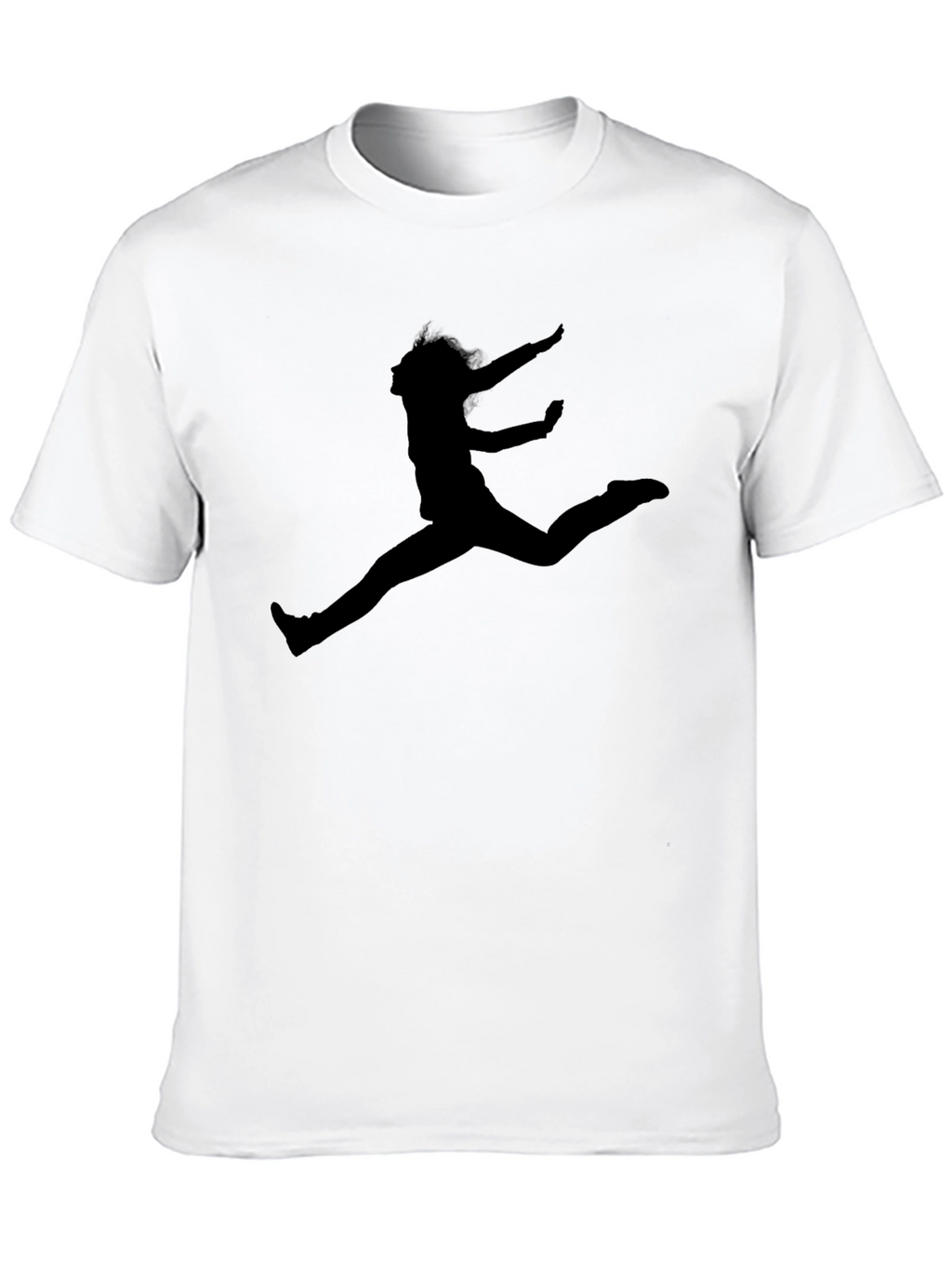 Silhouette Jumper Graphic Black T-Shirt