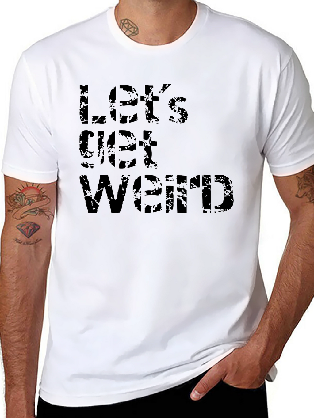 Lets Get Weird Black T-Shirt
