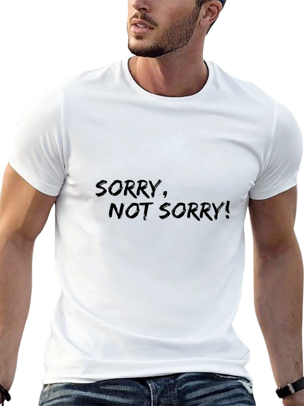 Sorry Not Sorry Black T-Shirt