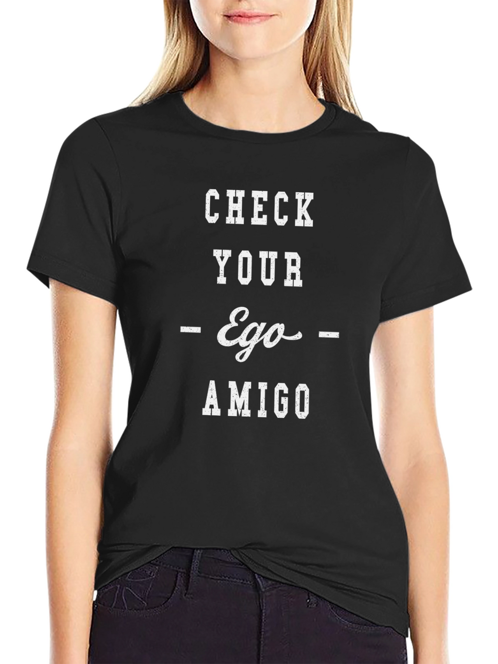 Check Your Ego Amigo Graphic Tee - Unisex T-Shirt