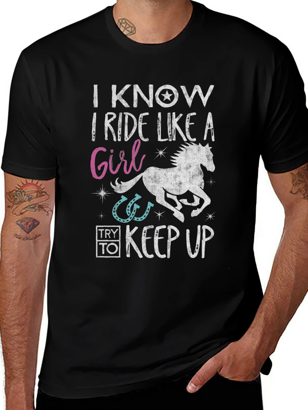 I Ride Like a Girl Graphic Tee