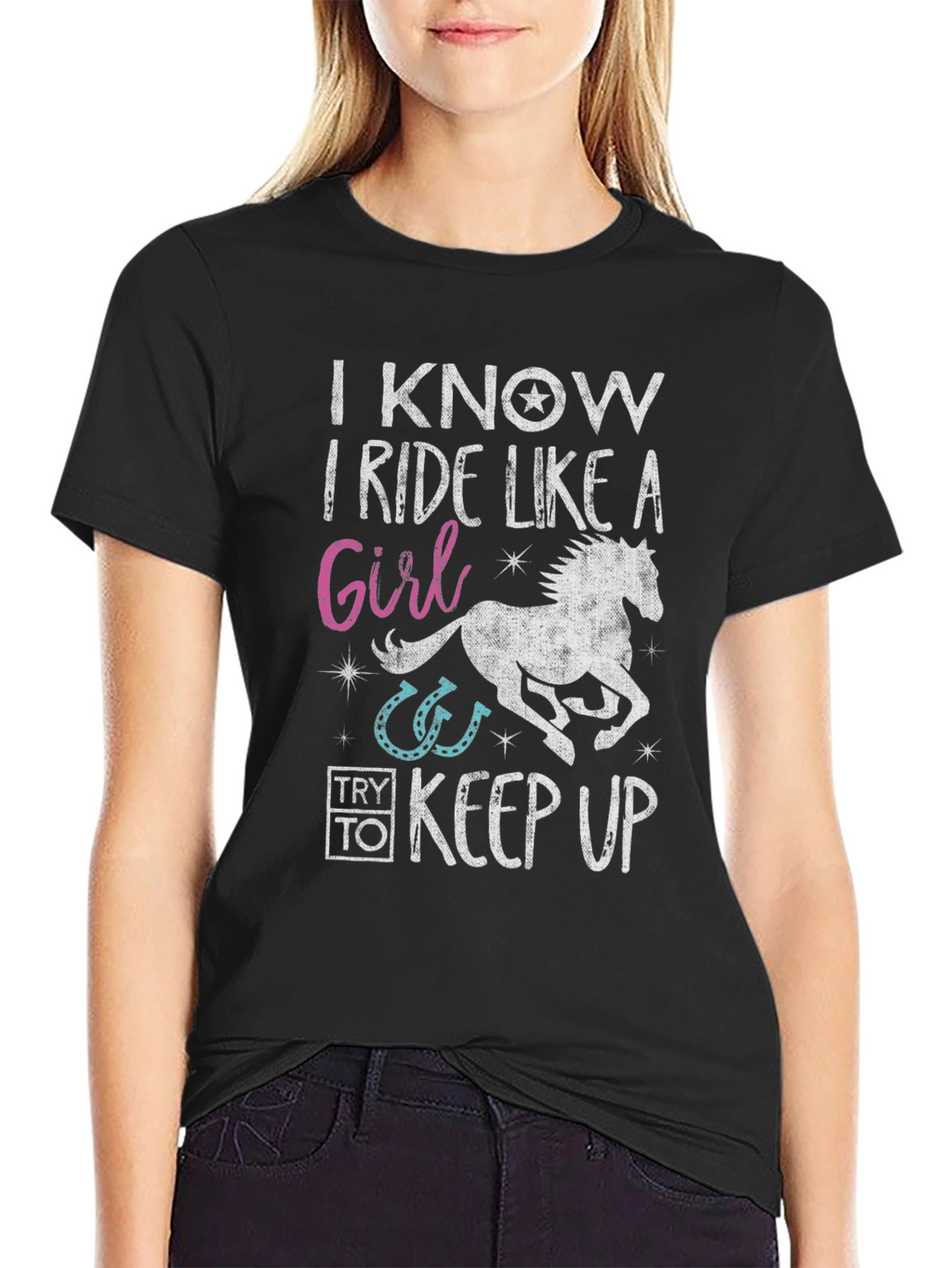 I Ride Like a Girl Graphic Tee