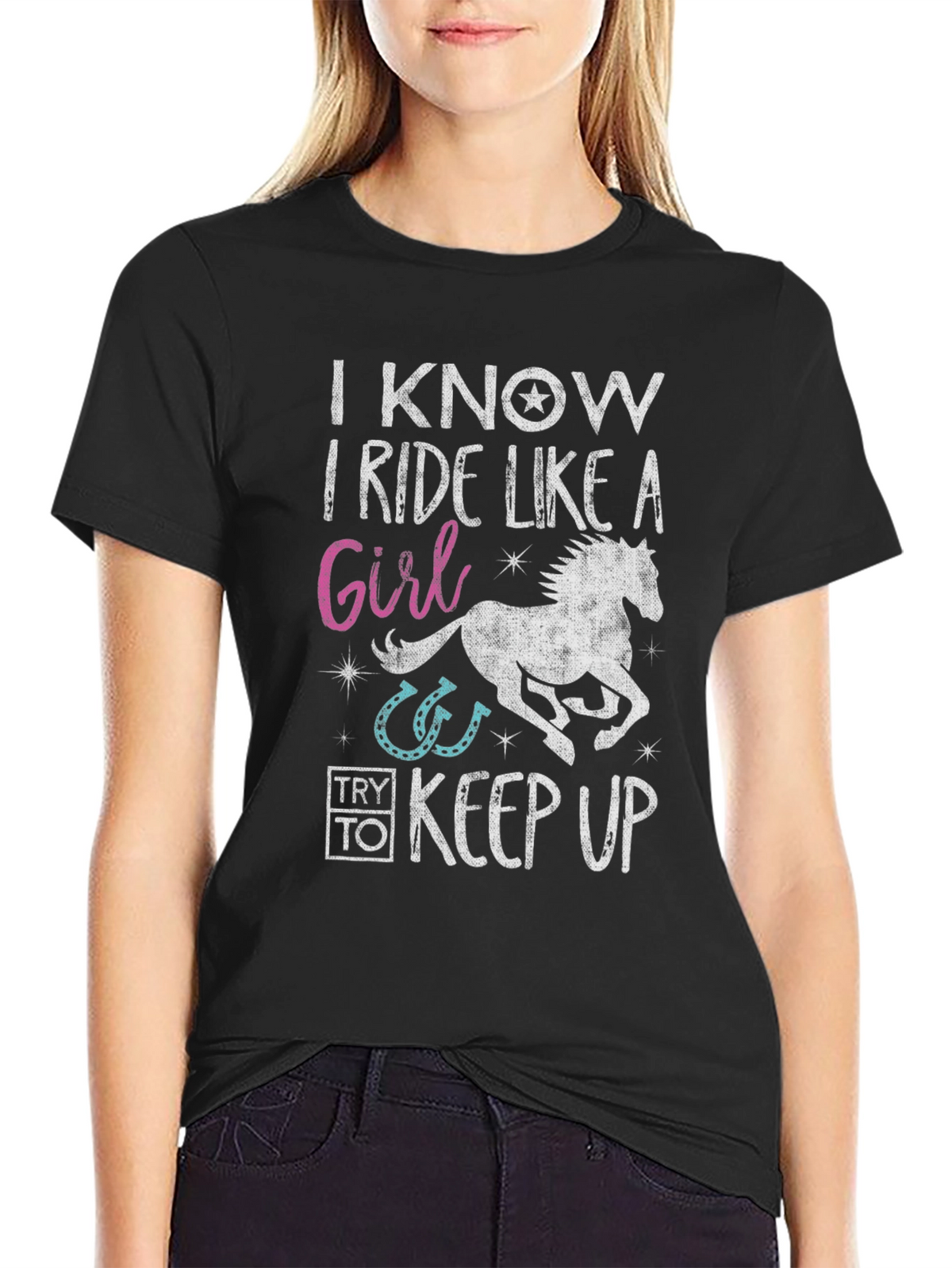 I Ride Like a Girl Graphic Tee
