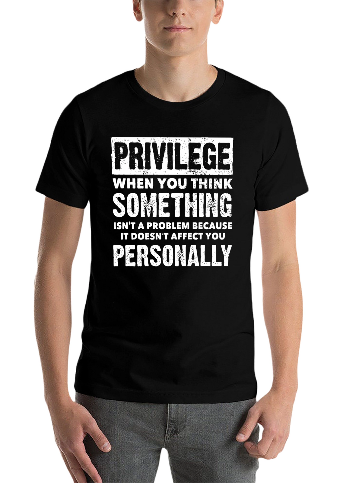 Privilege Graphic Print T-Shirt