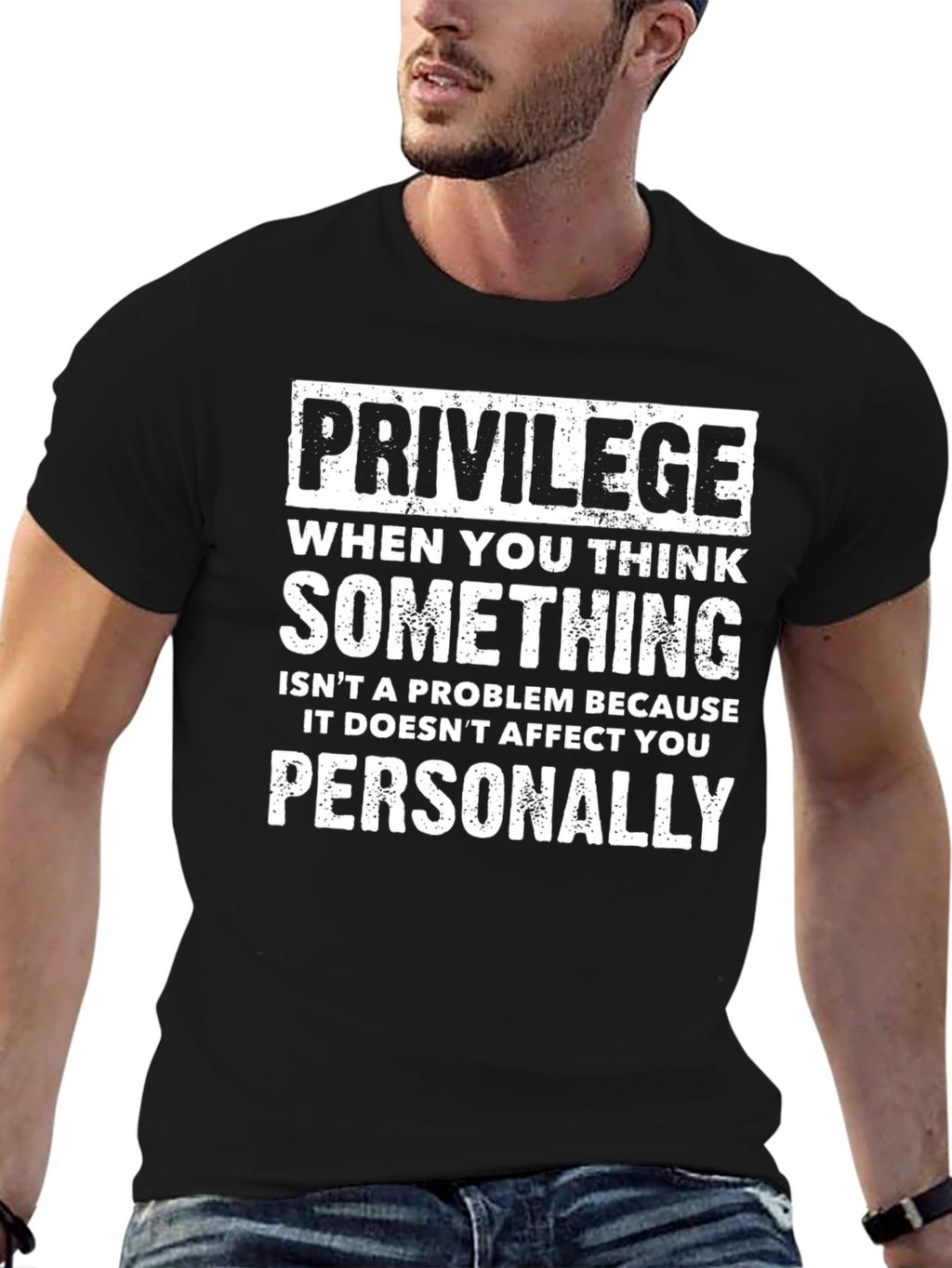 Privilege Graphic Print T-Shirt