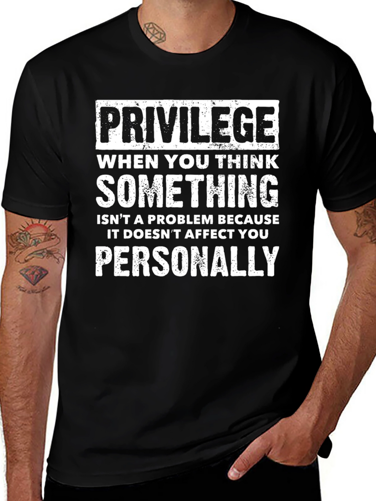 Privilege Graphic Print T-Shirt