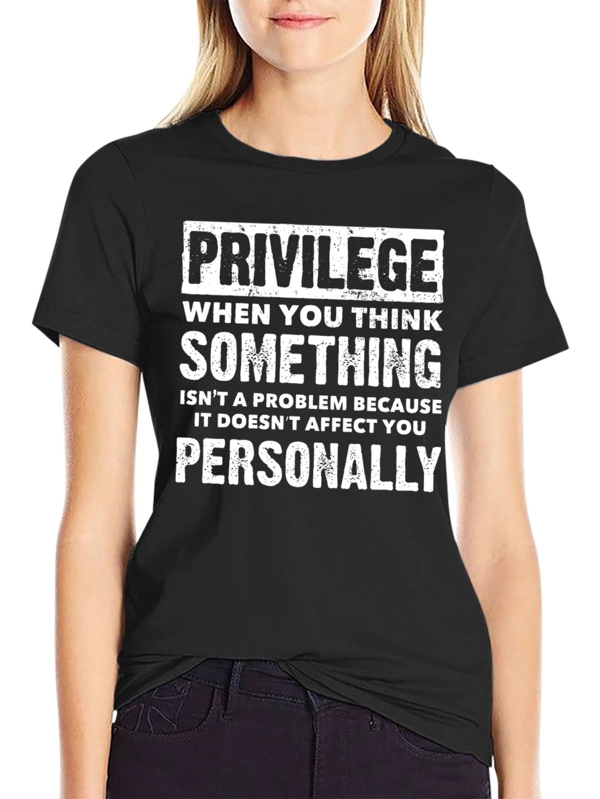 Privilege Graphic Print T-Shirt