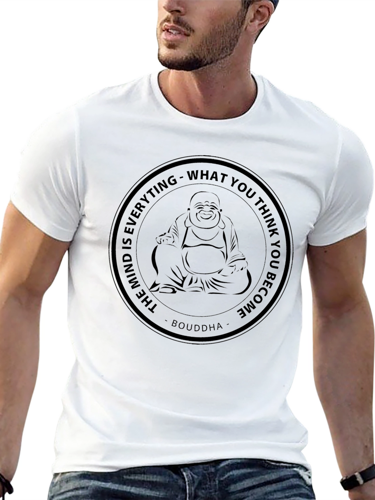 Buddha Mindset Graphic T-Shirt