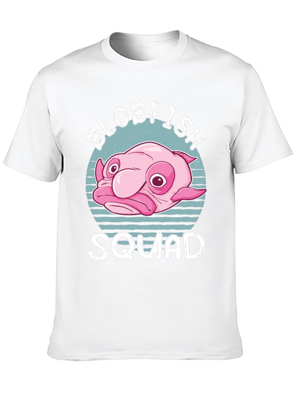 Blobfish Squad Graphic T-Shirt - Black Cotton Tee