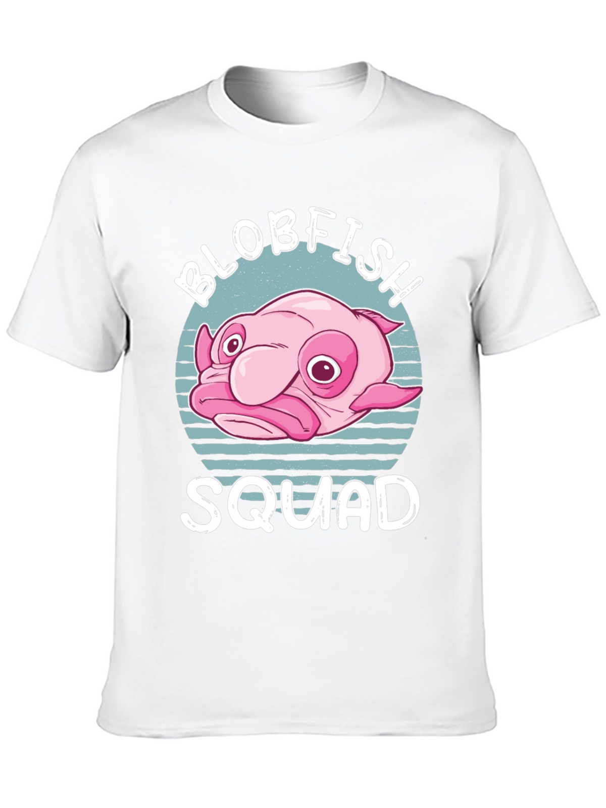 Blobfish Squad Graphic T-Shirt - Black Cotton Tee