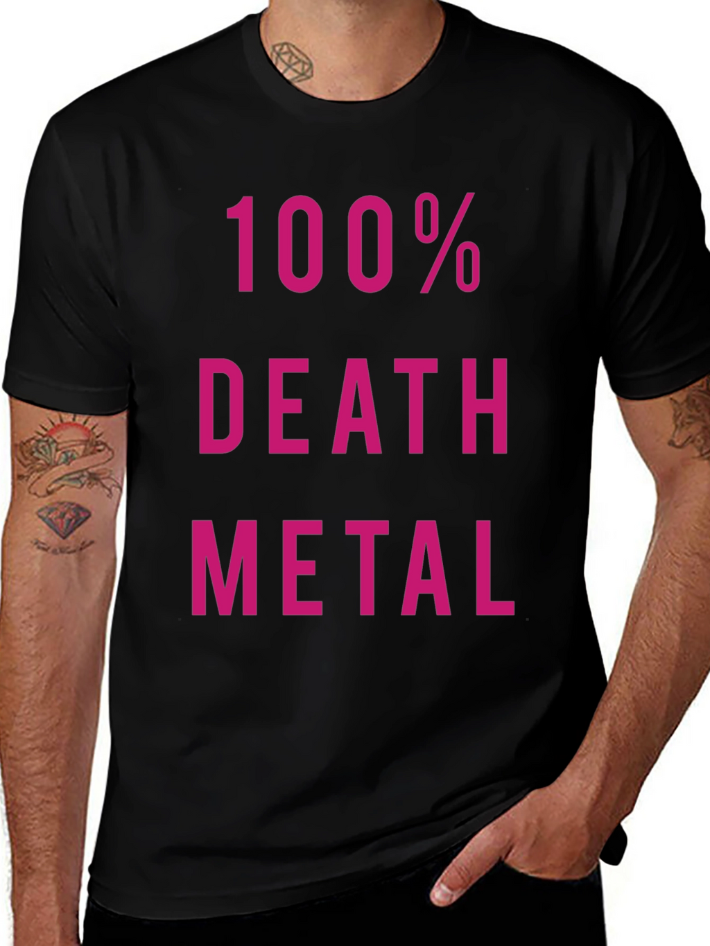 100% Death Metal Black T-Shirt