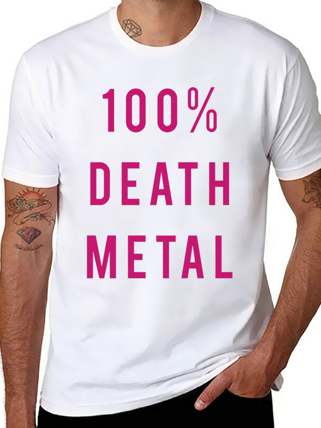 100% Death Metal Black T-Shirt