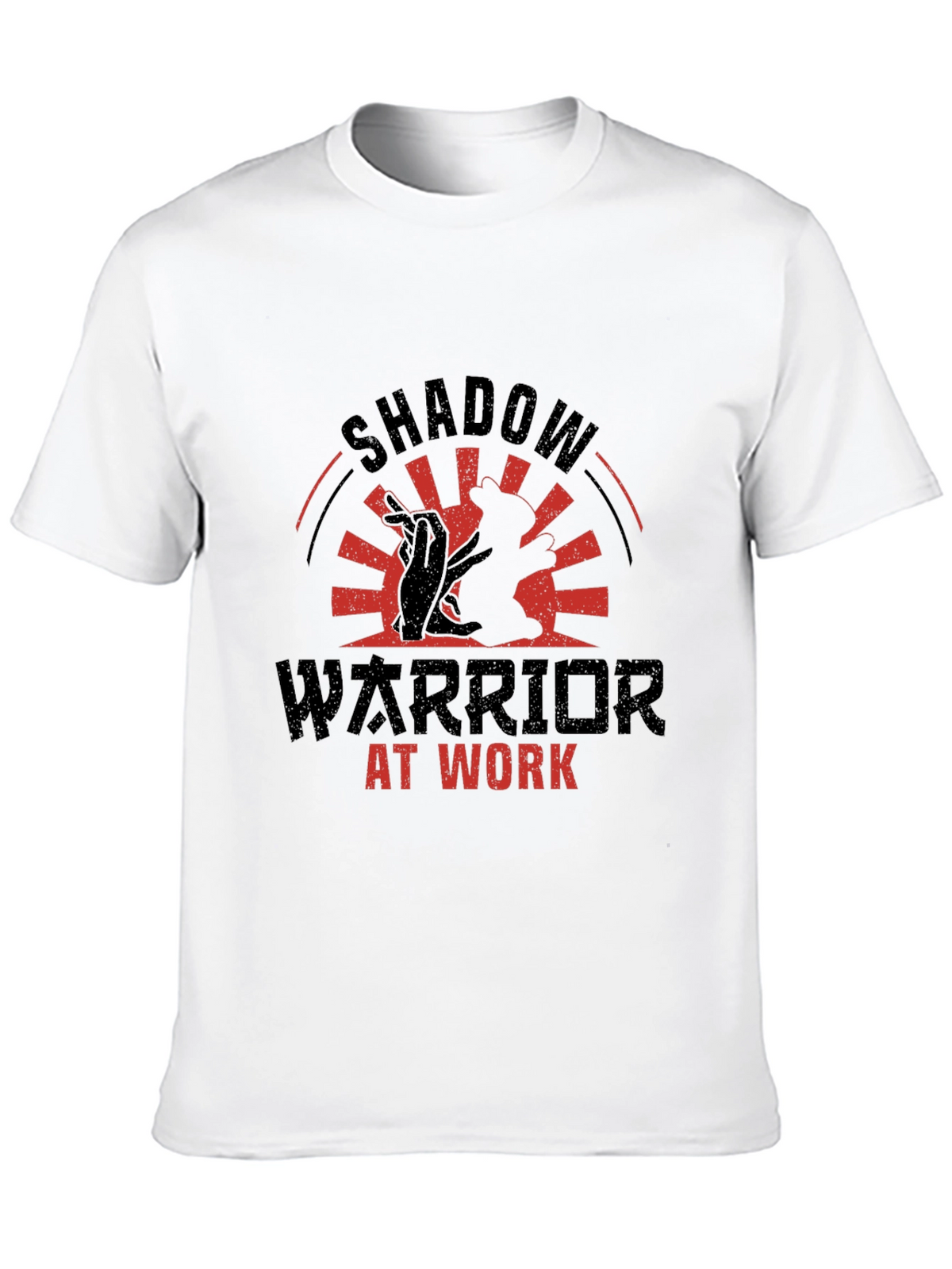 Shadow Warrior At Work Black Graphic Tee