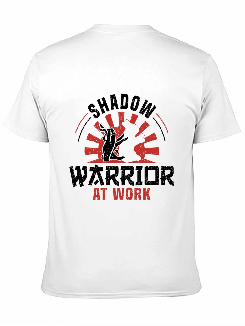 Shadow Warrior At Work Black Graphic Tee