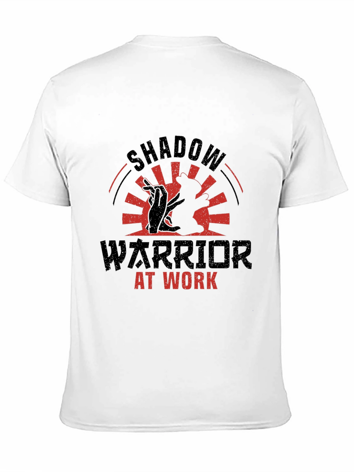 Shadow Warrior At Work Black Graphic Tee