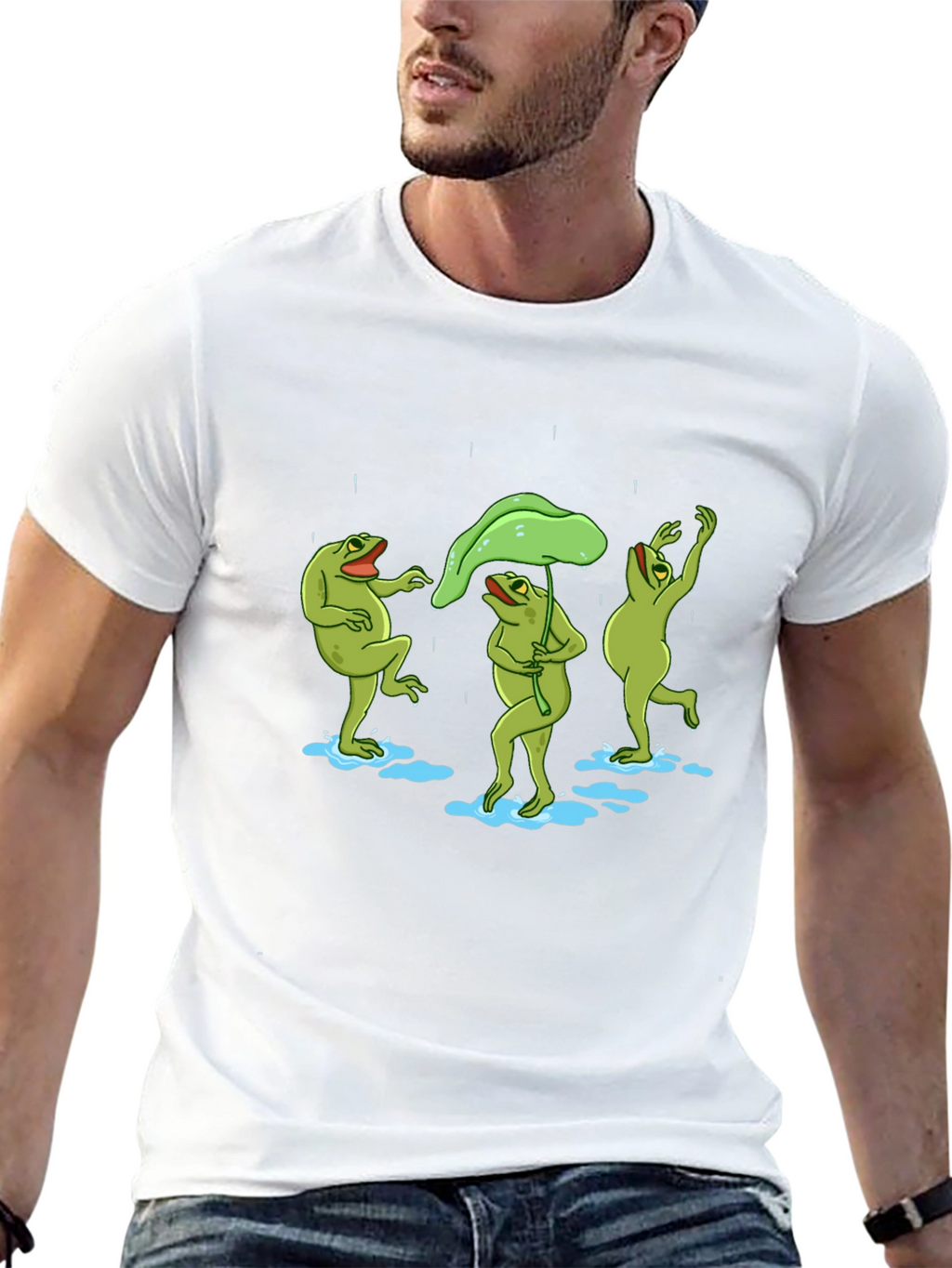 Frogs Dancing in the Rain T-Shirt