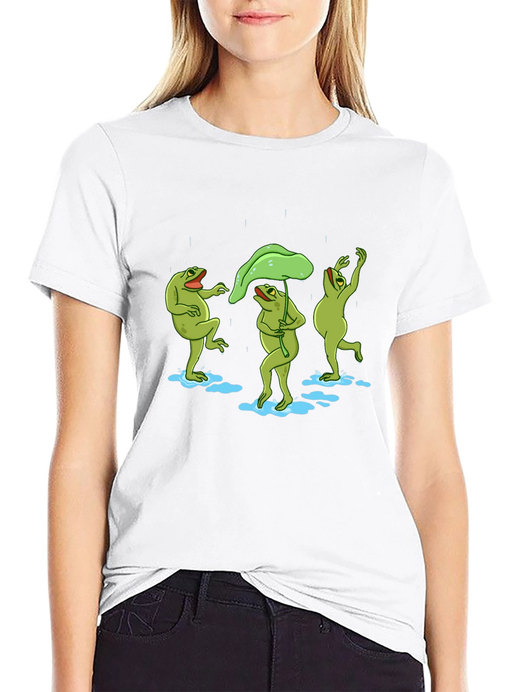 Frogs Dancing in the Rain T-Shirt