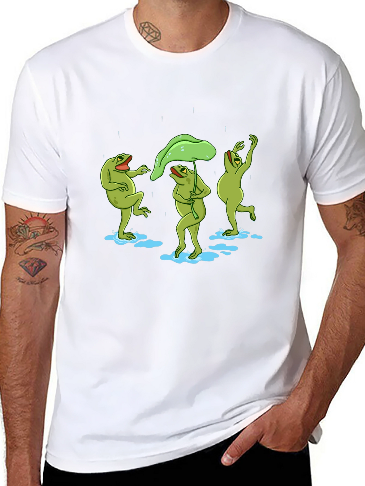 Frogs Dancing in the Rain T-Shirt