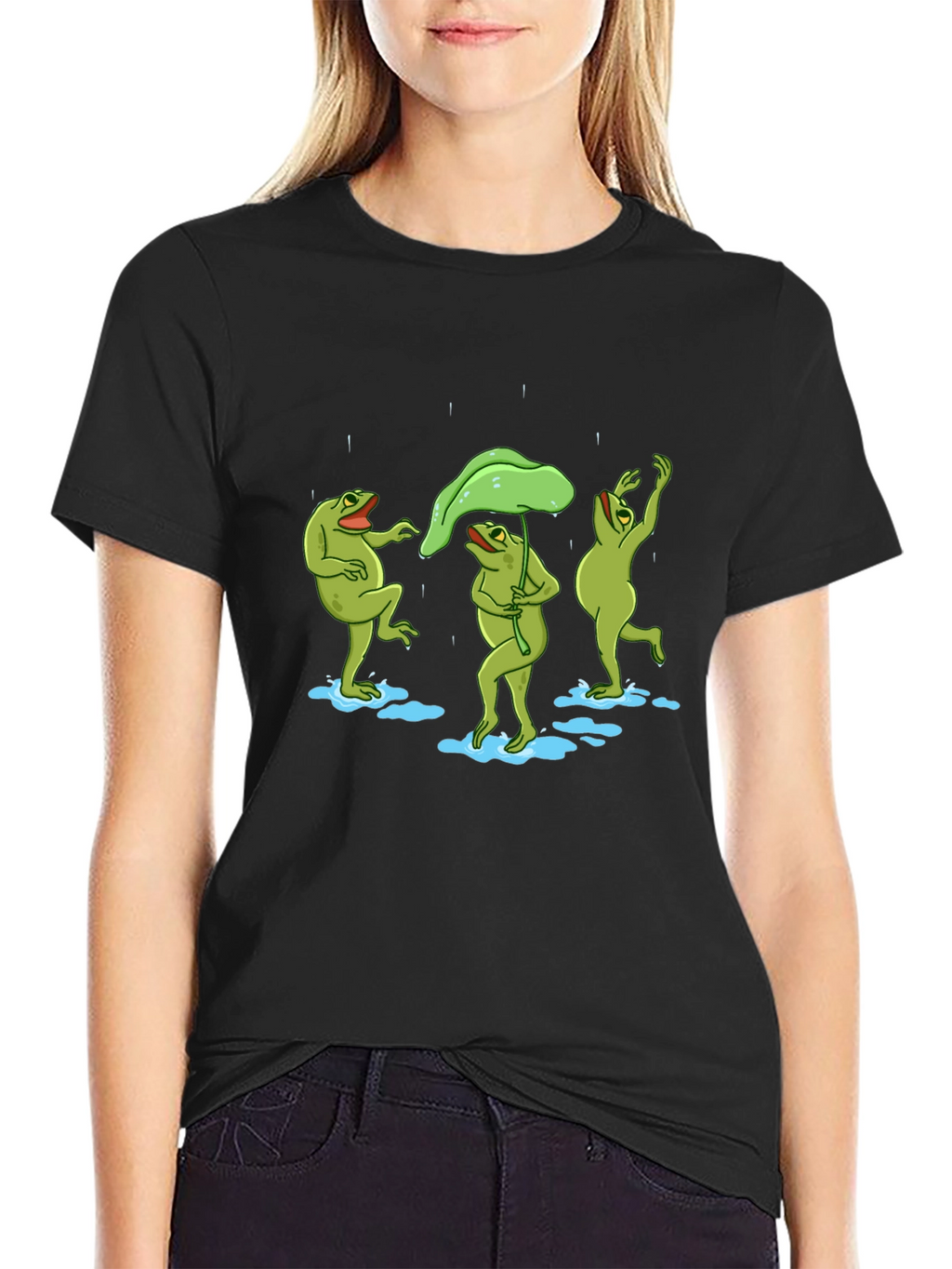 Frogs Dancing in the Rain T-Shirt