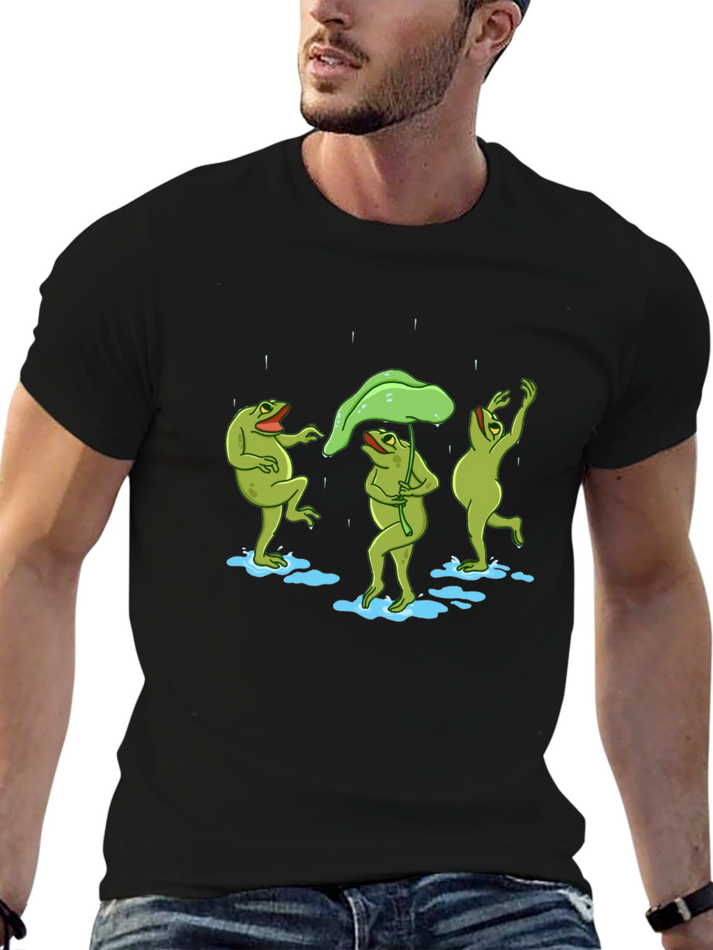 Frogs Dancing in the Rain T-Shirt