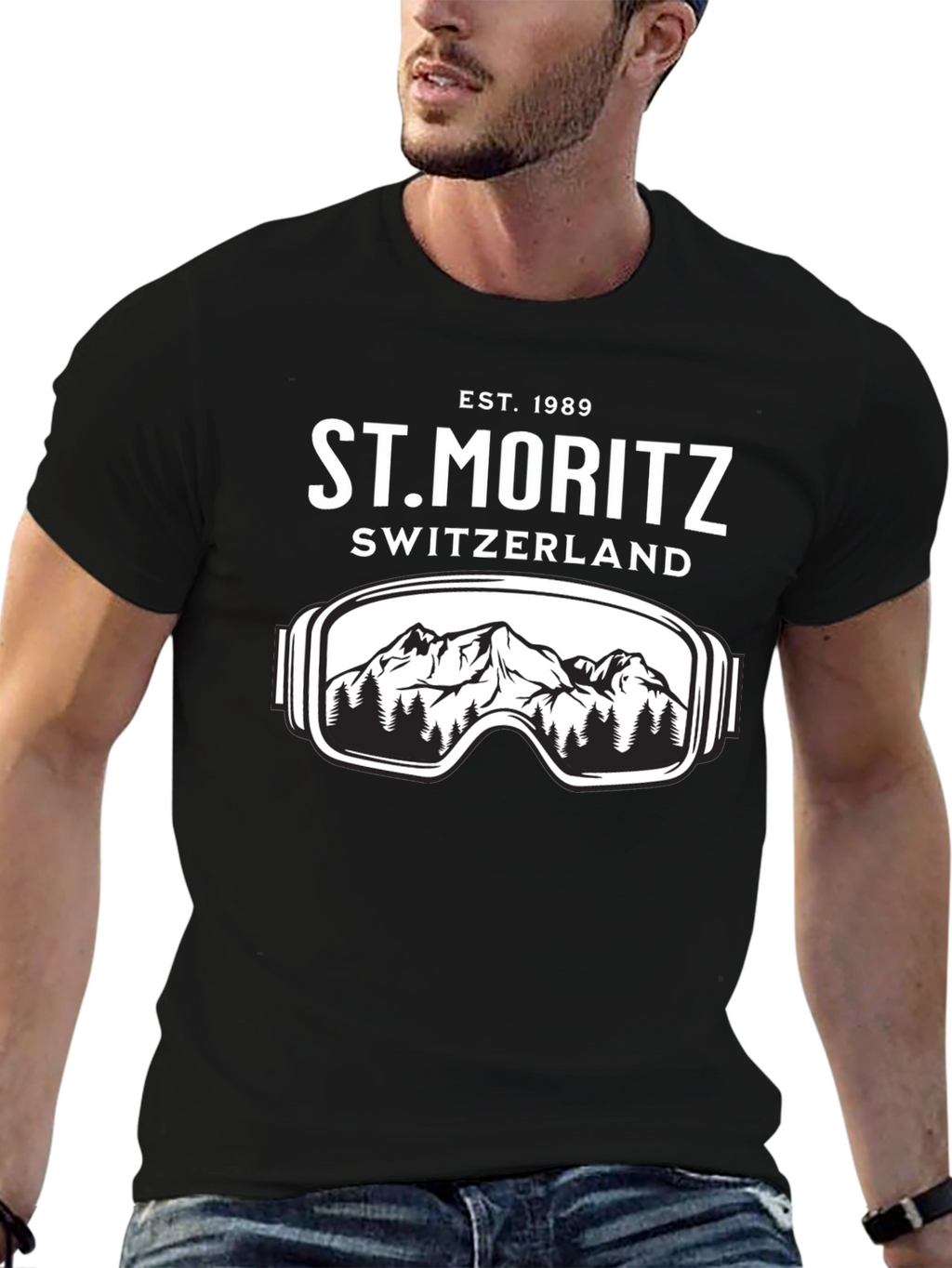 St. Moritz Switzerland Graphic T-Shirt