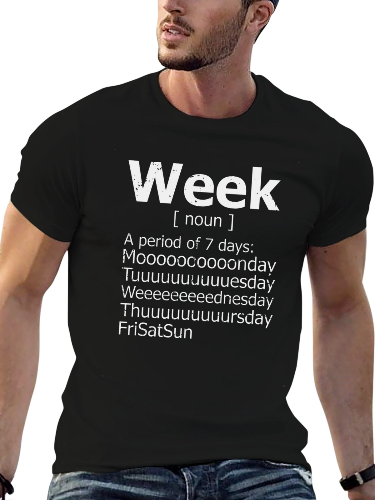 Humorous Week Definition T-Shirt