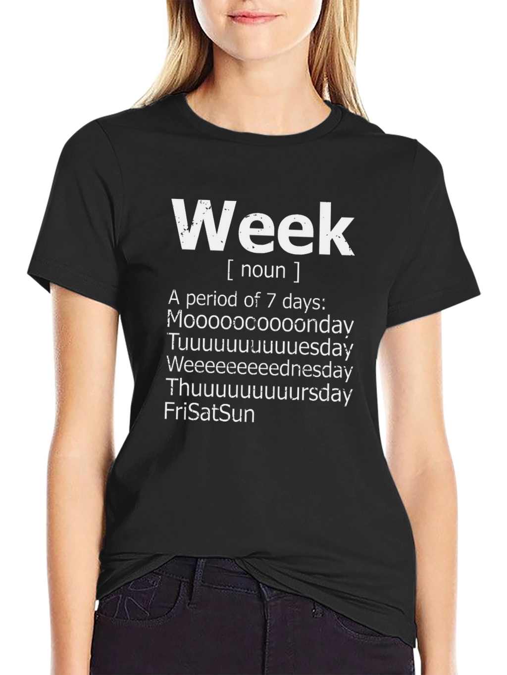 Humorous Week Definition T-Shirt
