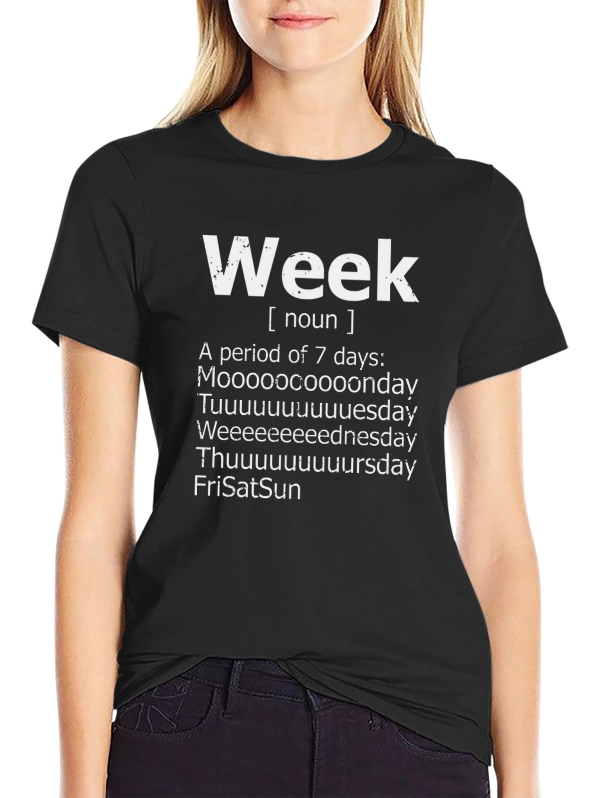 Humorous Week Definition T-Shirt