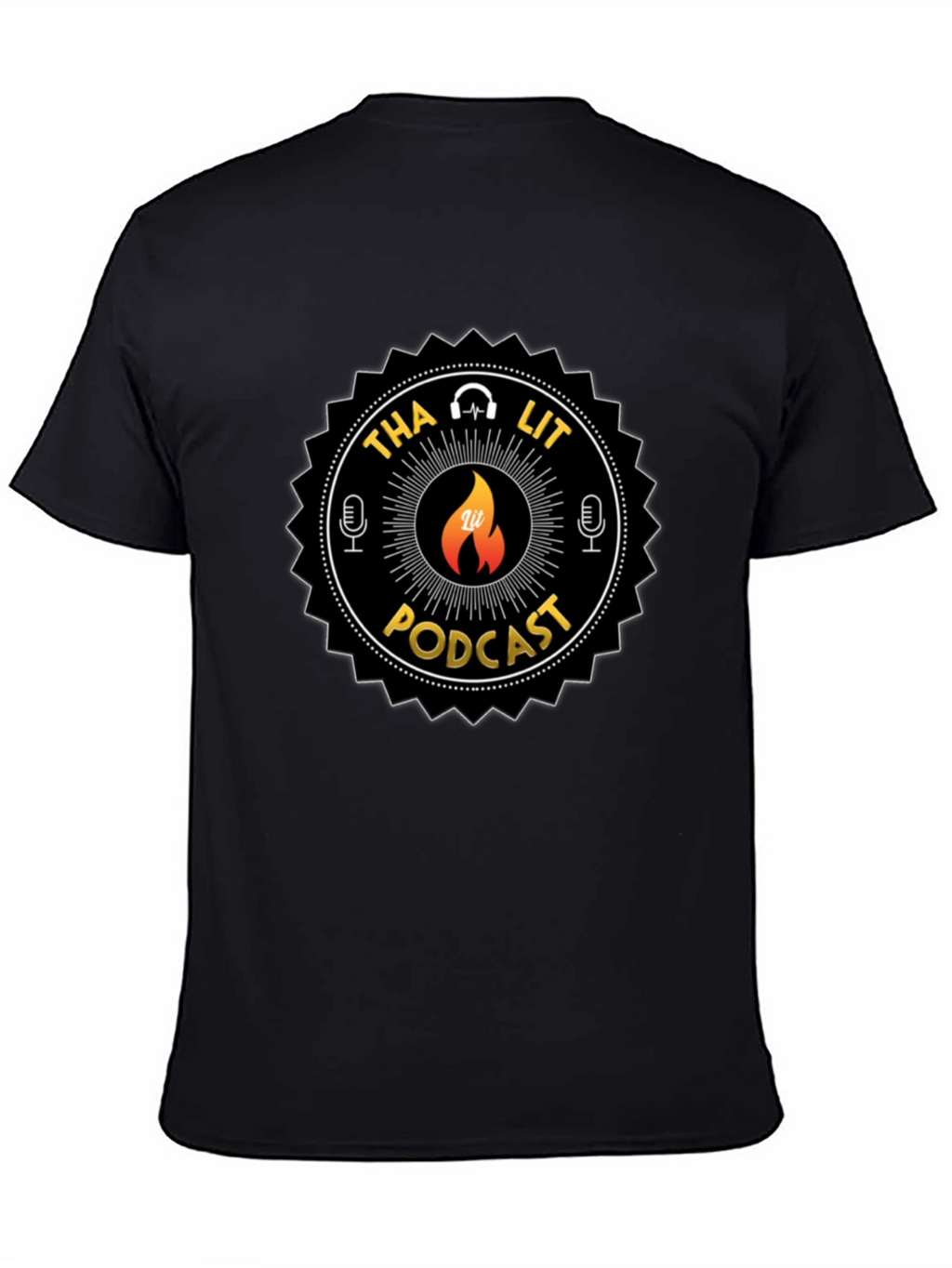 Tha Lit Podcast Black T-Shirt