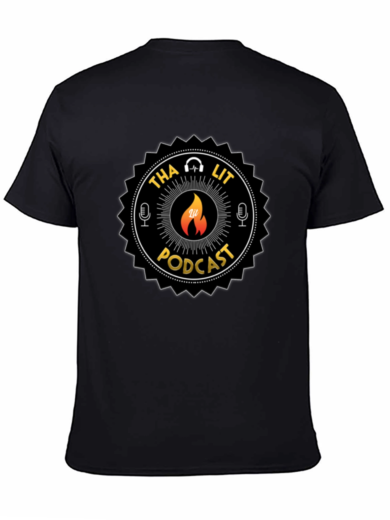 Tha Lit Podcast Black T-Shirt