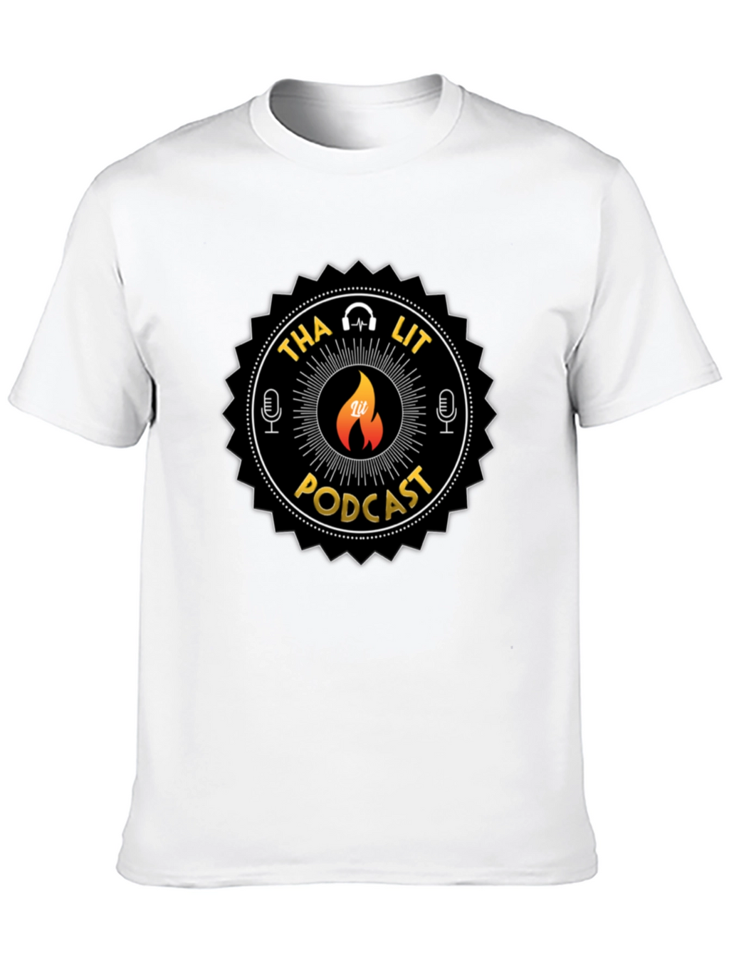 Tha Lit Podcast Black T-Shirt