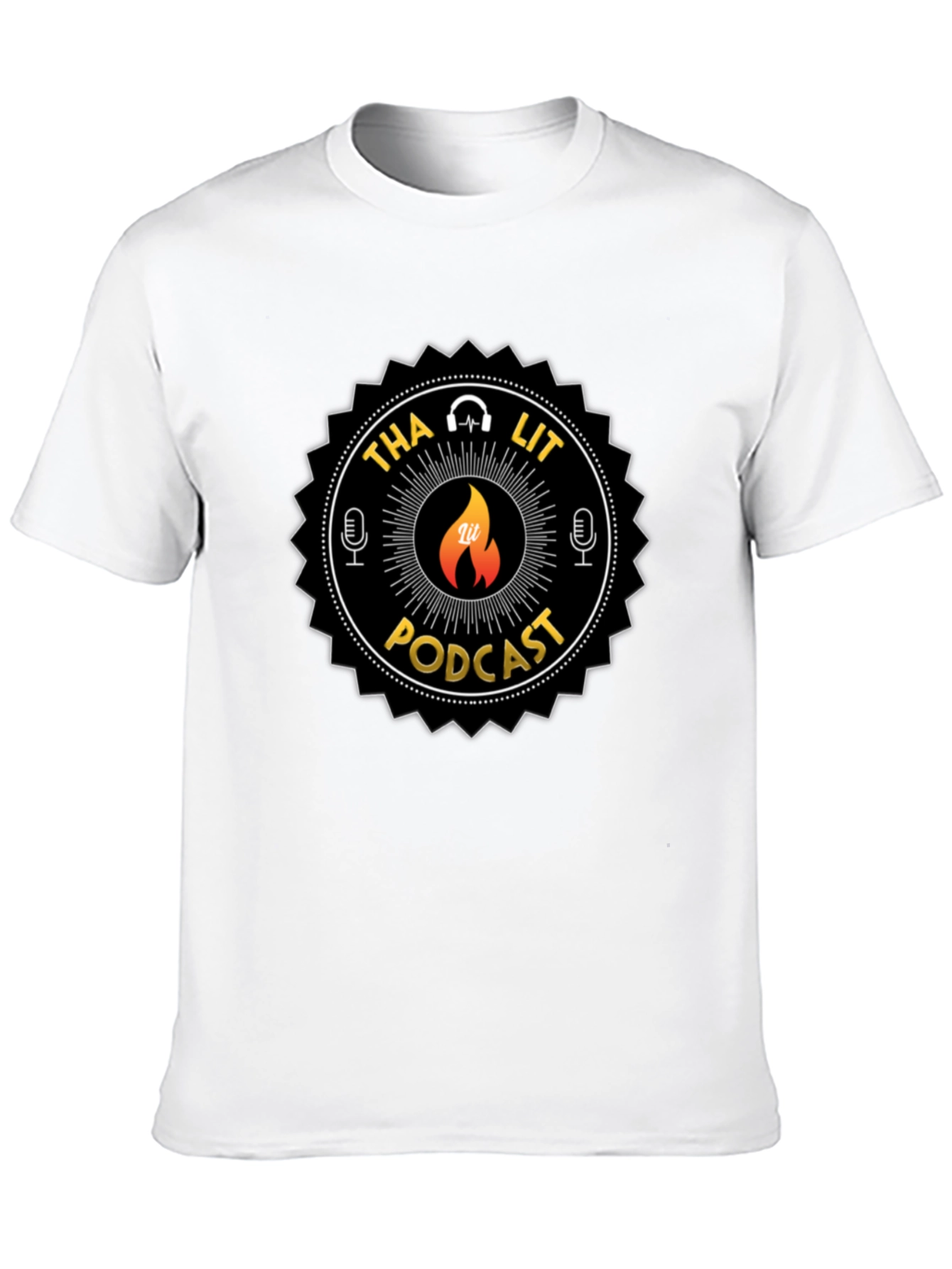Tha Lit Podcast Black T-Shirt