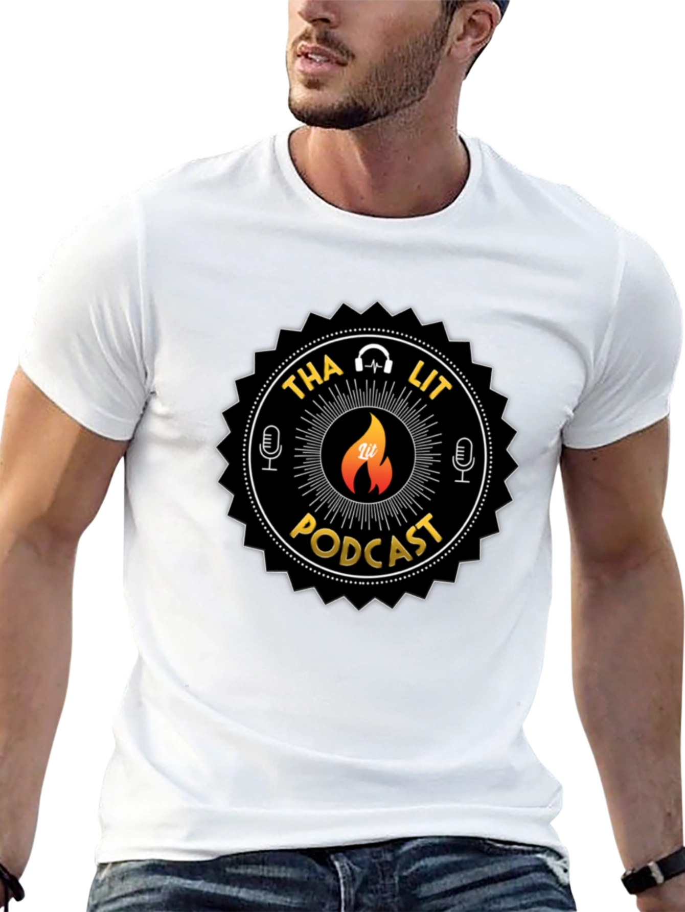 Tha Lit Podcast Black T-Shirt